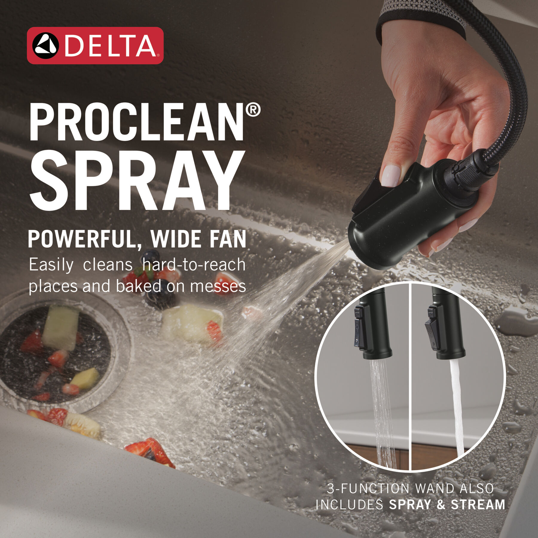 Single Handle Pull-Down Kitchen Faucet, image 5