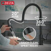 Single-Handle Pull-Down Spring Kitchen Faucet