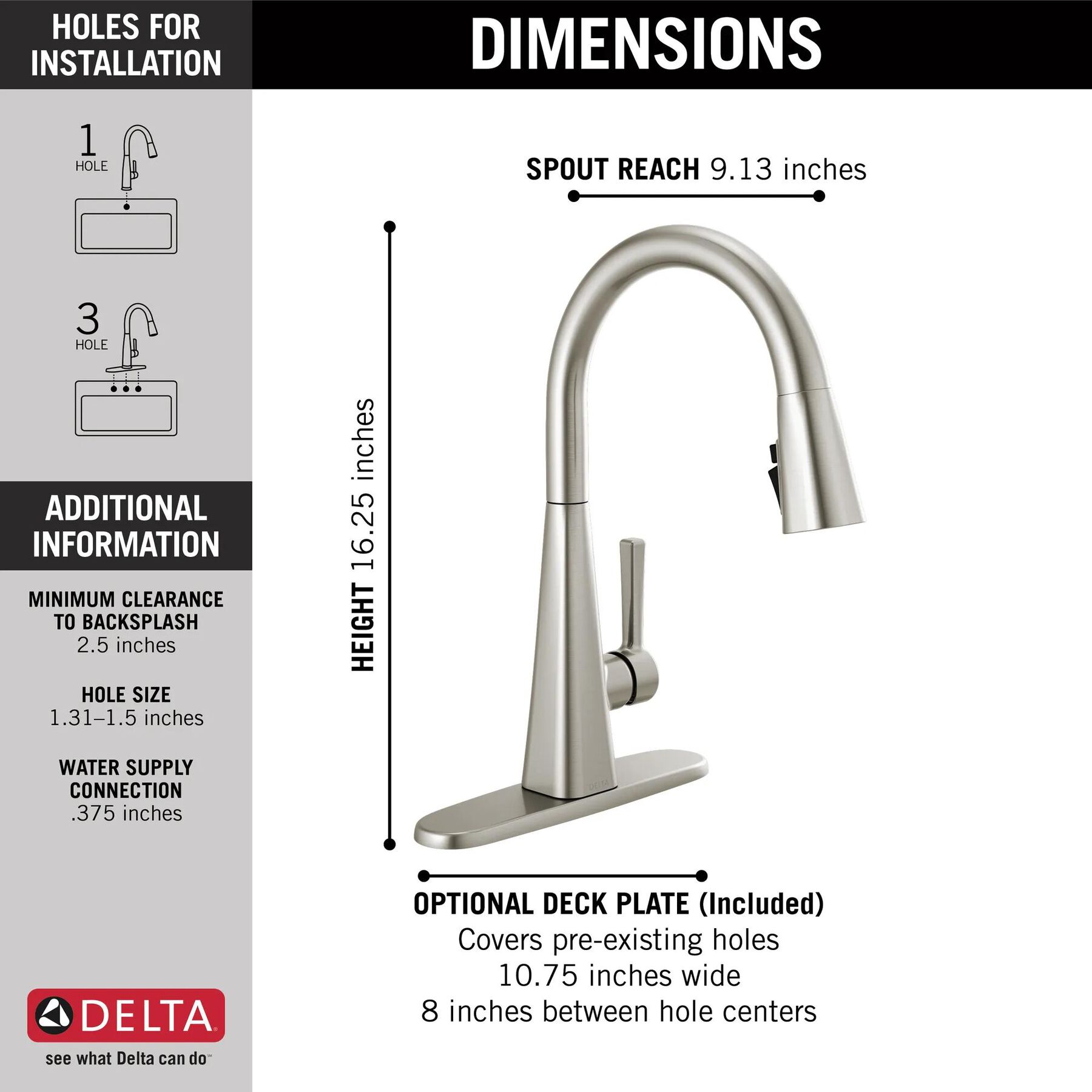 Pull-Down Kitchen Faucet (Recertified)