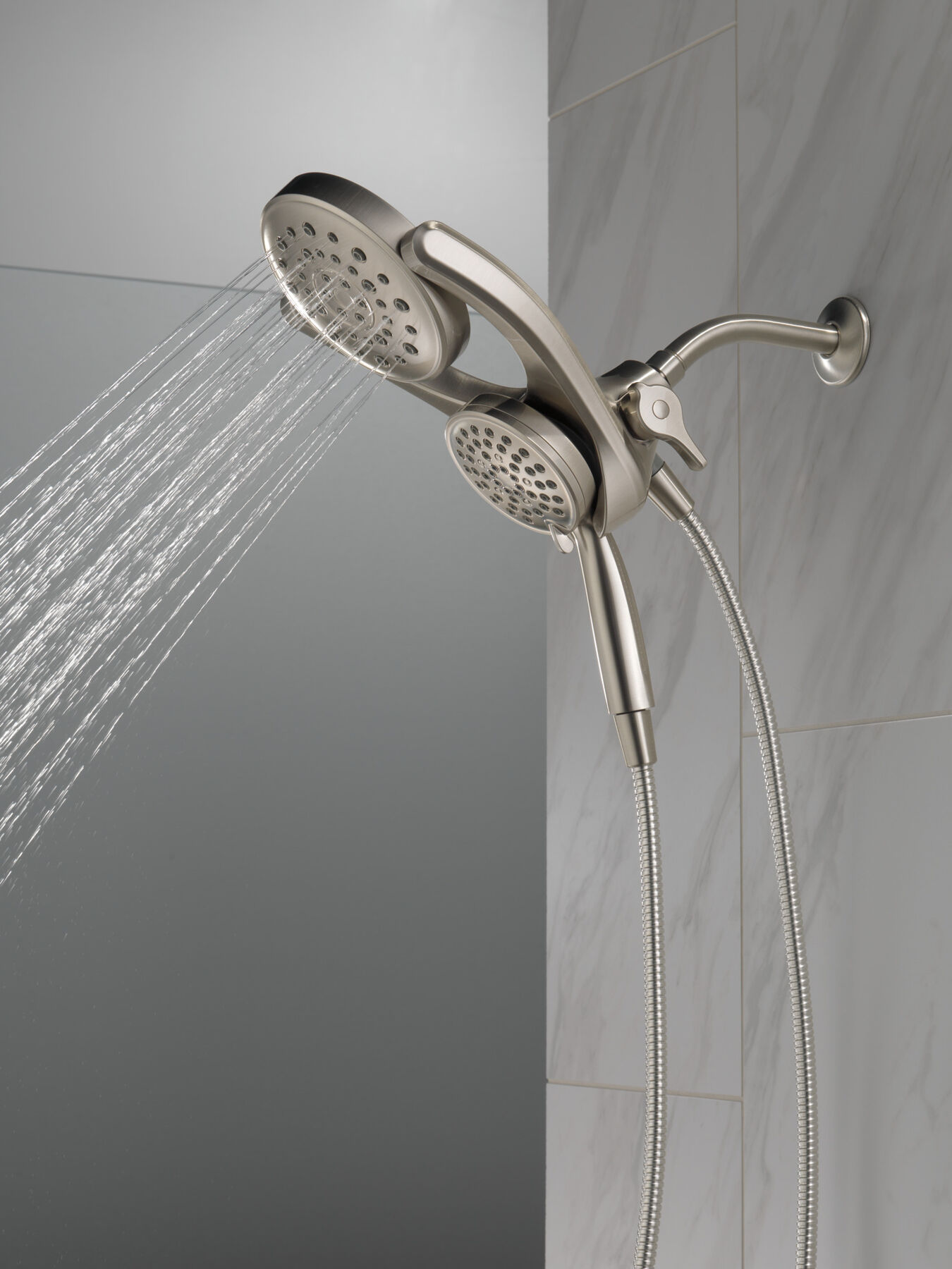 HydroRain® 4-Setting Two-in-One Shower Head (Recertified), image 8