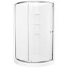 38" OPP Round Shower Enclosure Clear