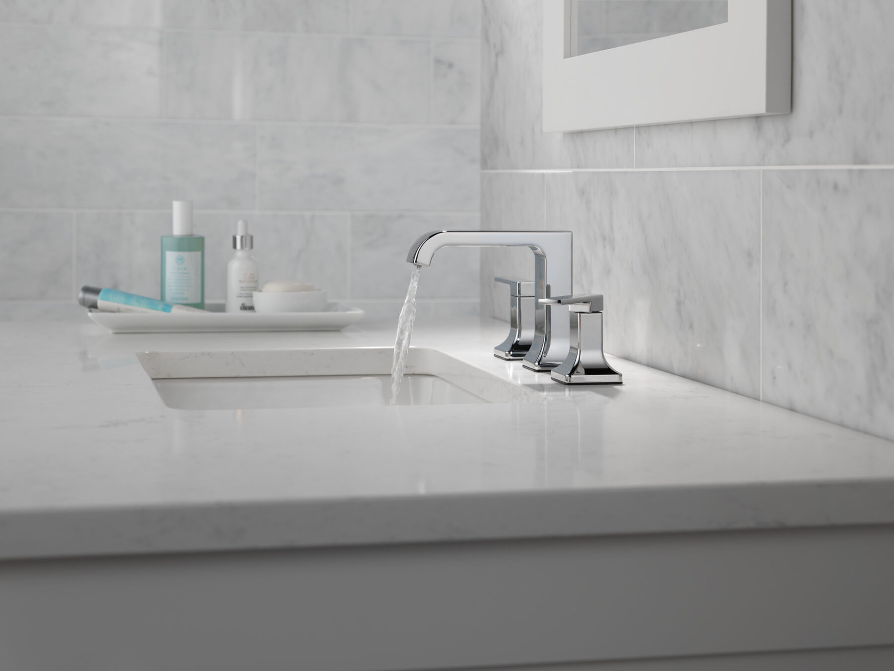 Two Handle Widespread Bathroom Faucet, image 2