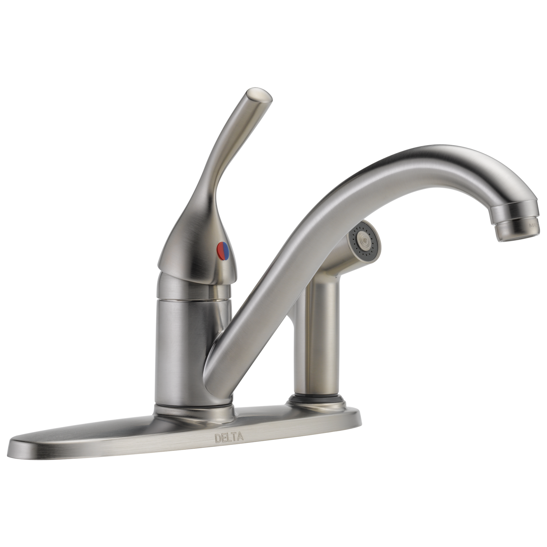 Single Handle Kitchen Faucet with Integral Spray