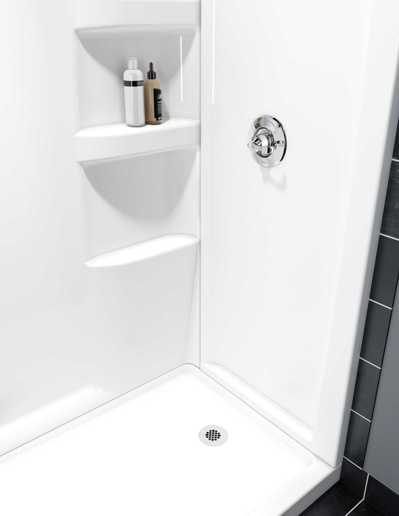ProCrylic 60 in. x 32 in. Shower Surround, image 1