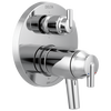 Contemporary Two Handle TempAssure® 17T Series Valve Trim with 6-Setting Integrated Diverter