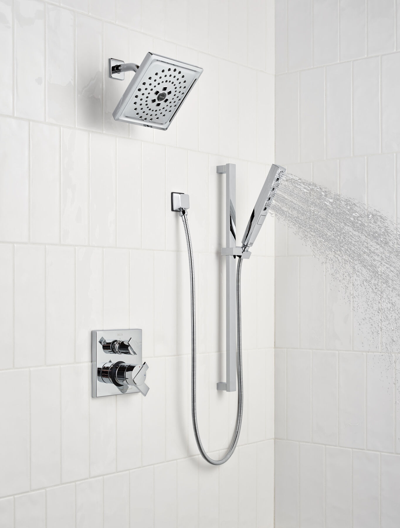 Square Wall Elbow for Hand Shower, image 2