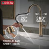 Touch2O&reg; Technology Kitchen Faucet with Touchless Technology