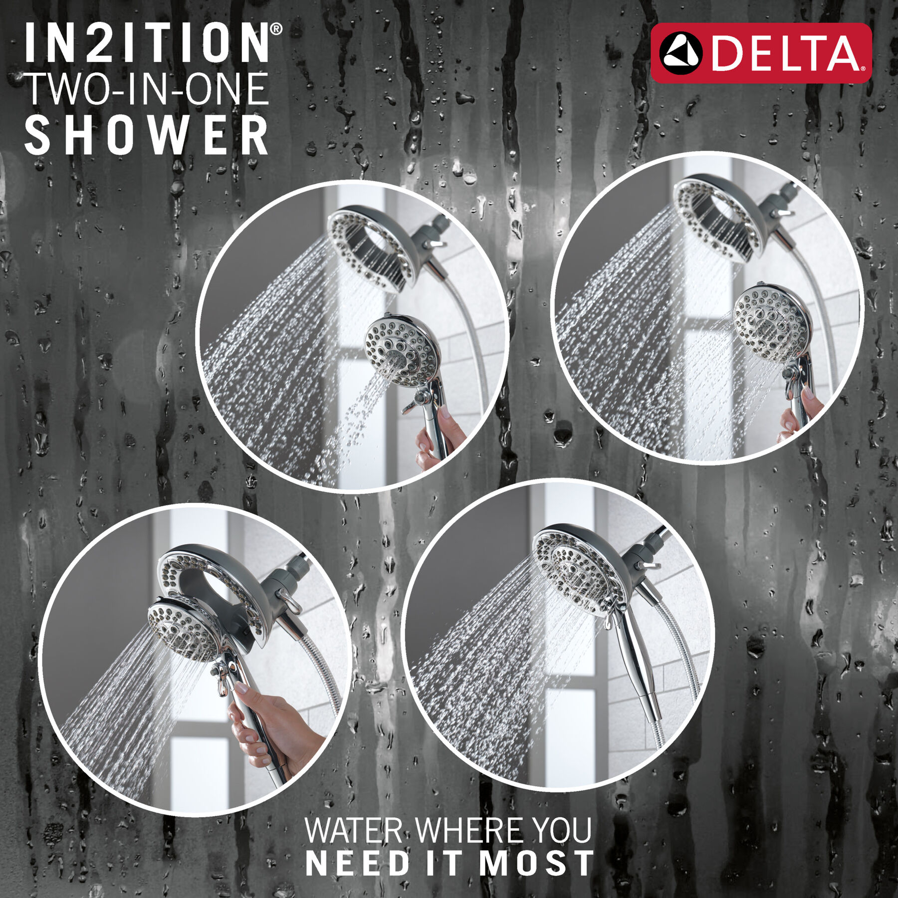 In2ition® Two-in-One Shower, image 2