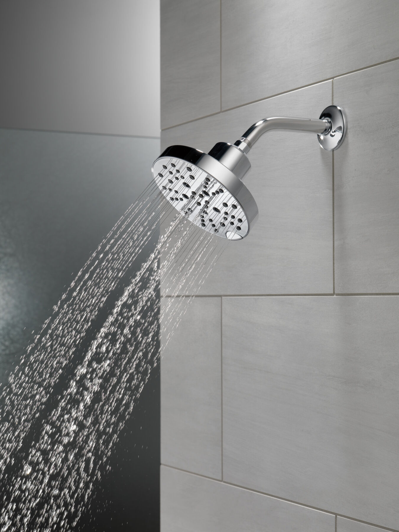 H<sub>2</sub>Okinetic® 5-Setting Contemporary Raincan Shower Head, image 3