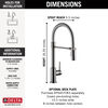 Single-Handle Pull-Down Spring Kitchen Faucet