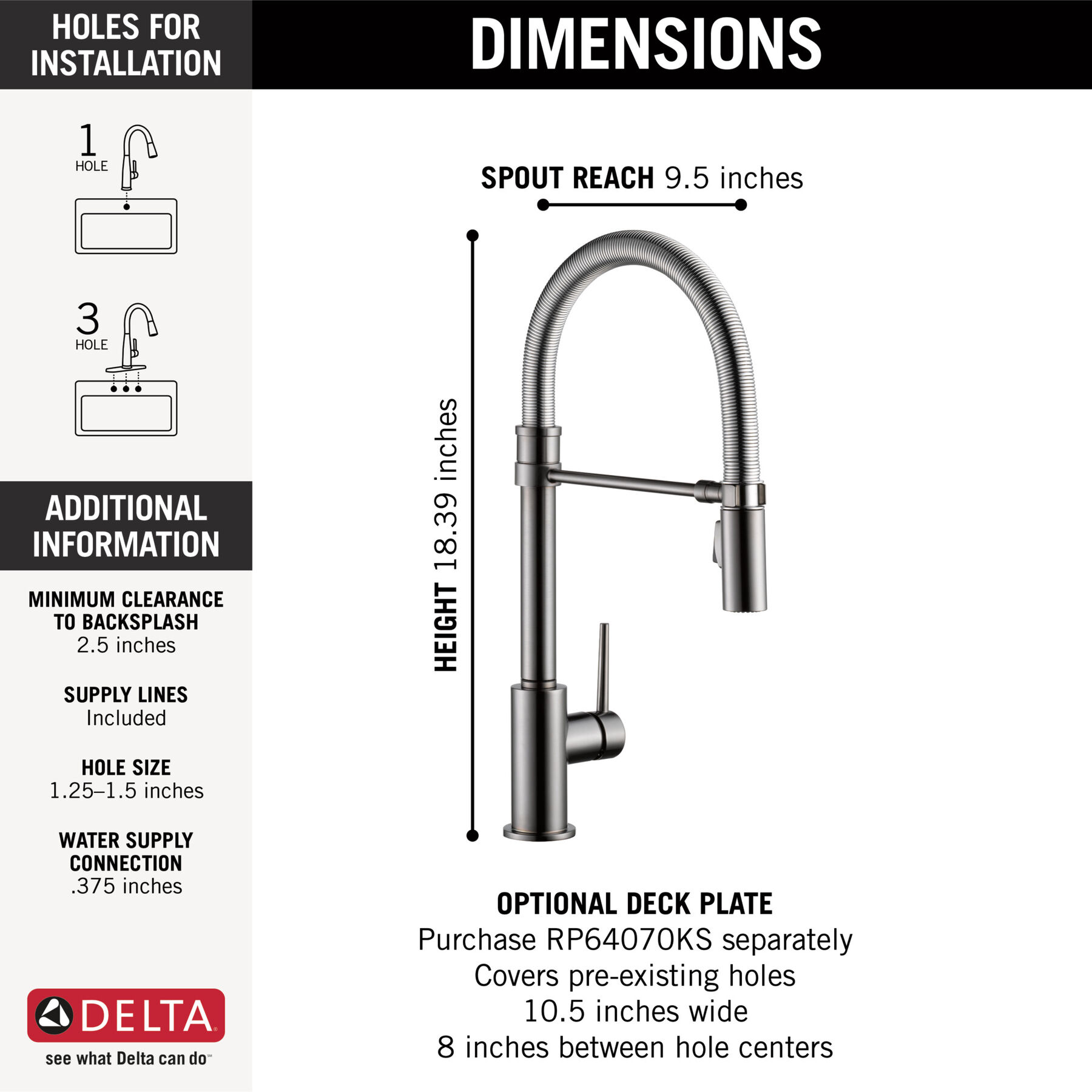 Single-Handle Pull-Down Spring Kitchen Faucet, image 3