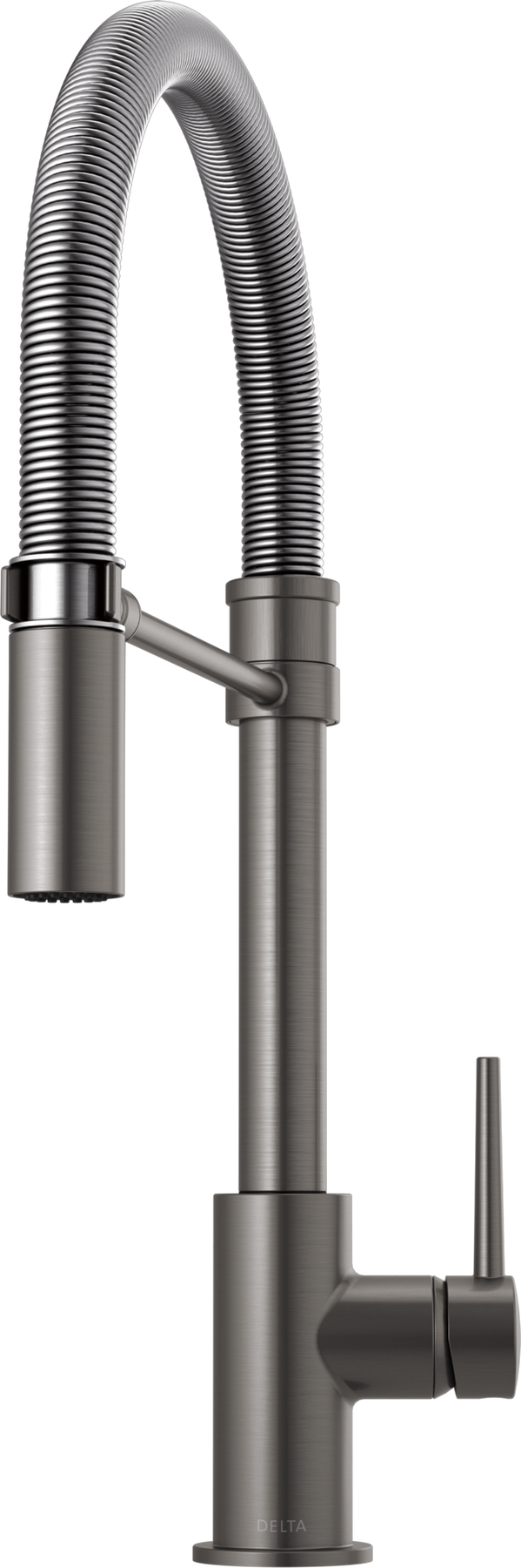Single-Handle Pull-Down Spring Kitchen Faucet, image 1