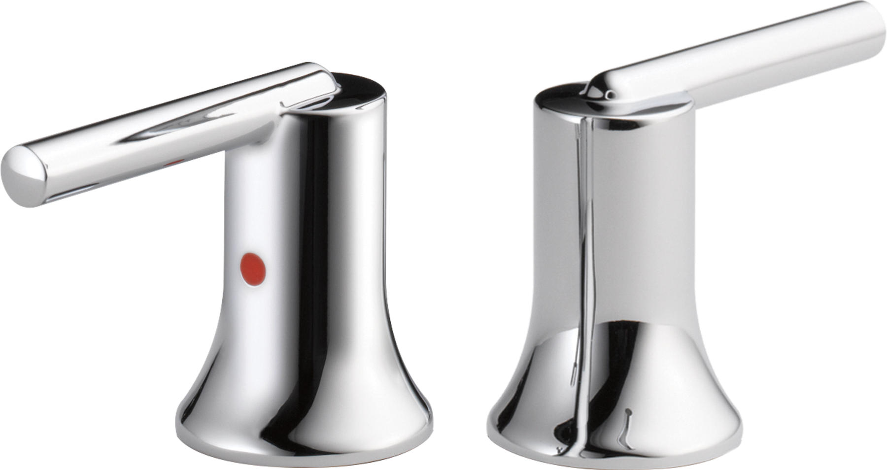 Metal Lever Handle Set - 2H Bathroom, image 1
