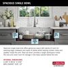 30&rdquo; Undermount Stainless Steel Single Bowl Kitchen Sink&nbsp;with Accessories