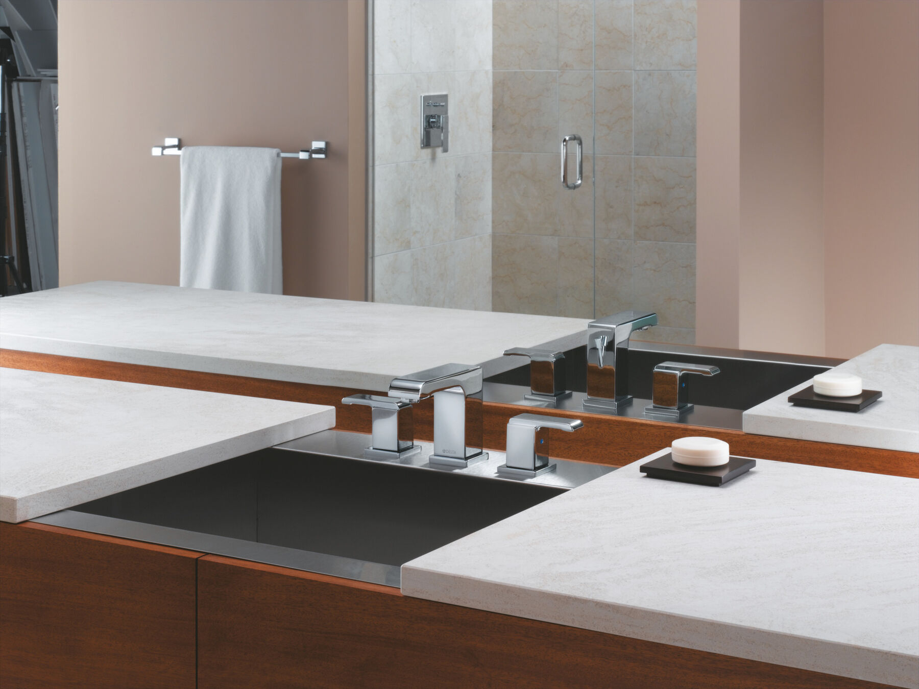Two Handle Widespread Bathroom Faucet, image 2