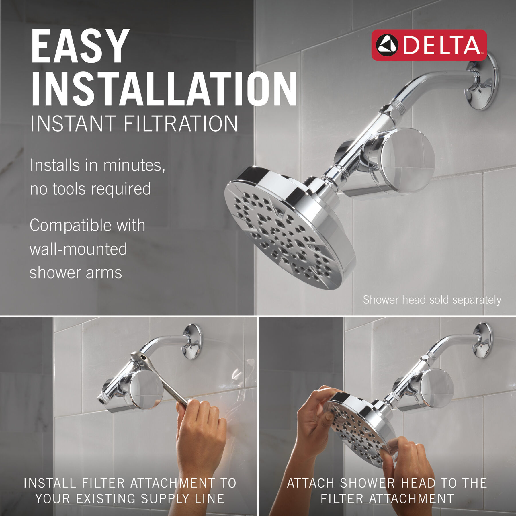 Standard Shower Filter with Extra Filter Bundle, image 2