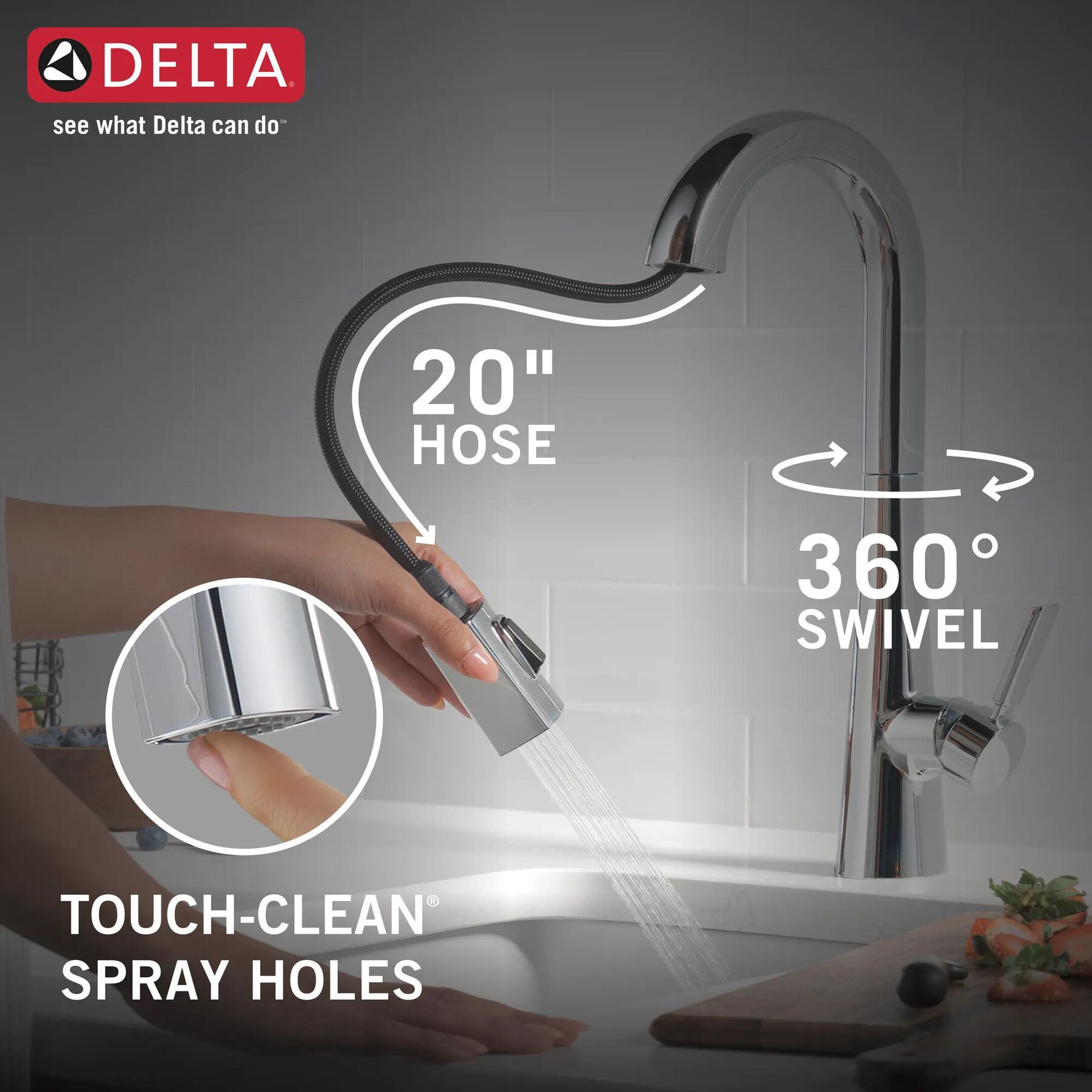 Single Handle Pull-Down Bar/Prep Faucet