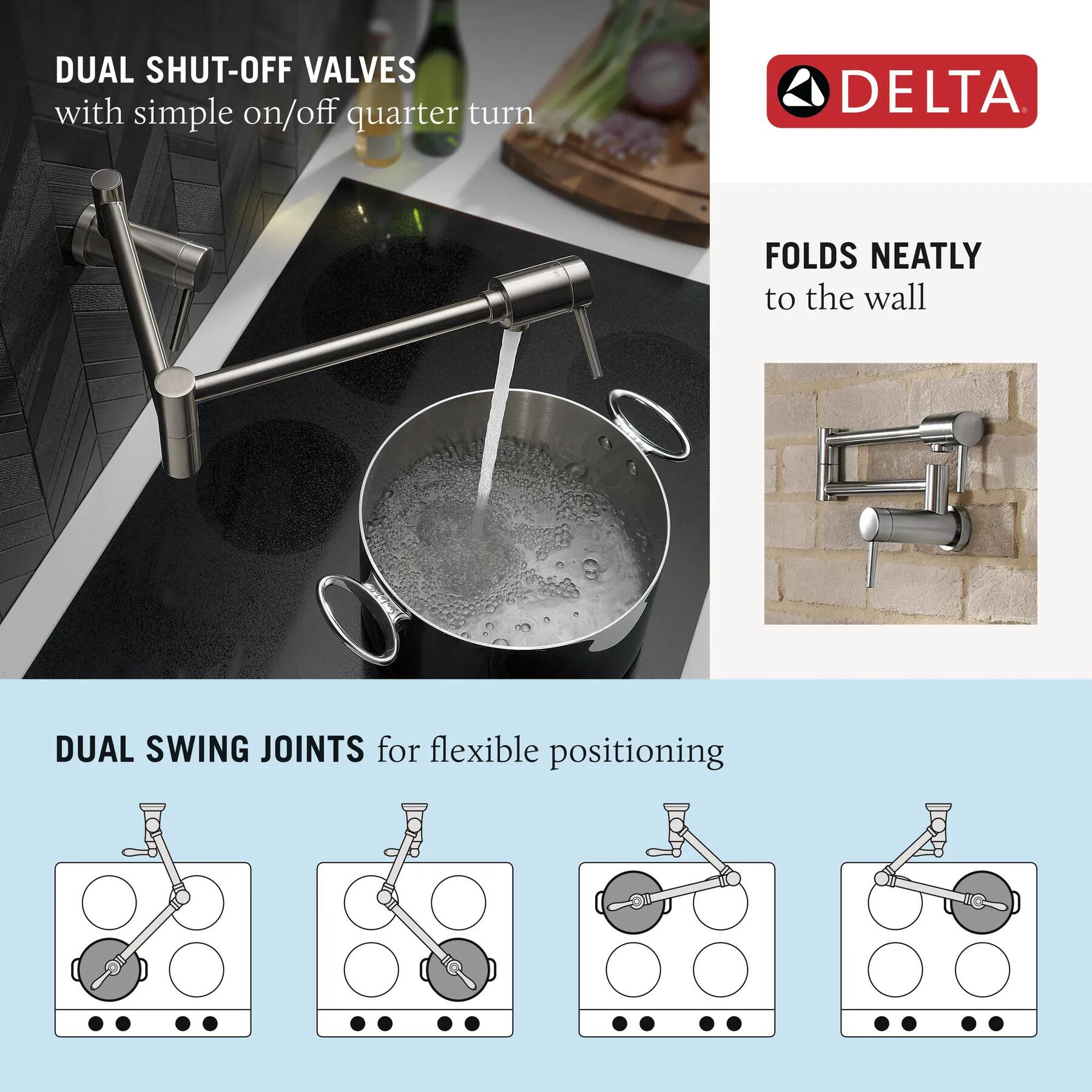 Contemporary Pot Filler (Recertified)