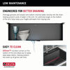 30” Drop-In Top Mount 16 Gauge Workstation Kitchen Sink Single Bowl with WorkFlow™ Ledge and Accessories