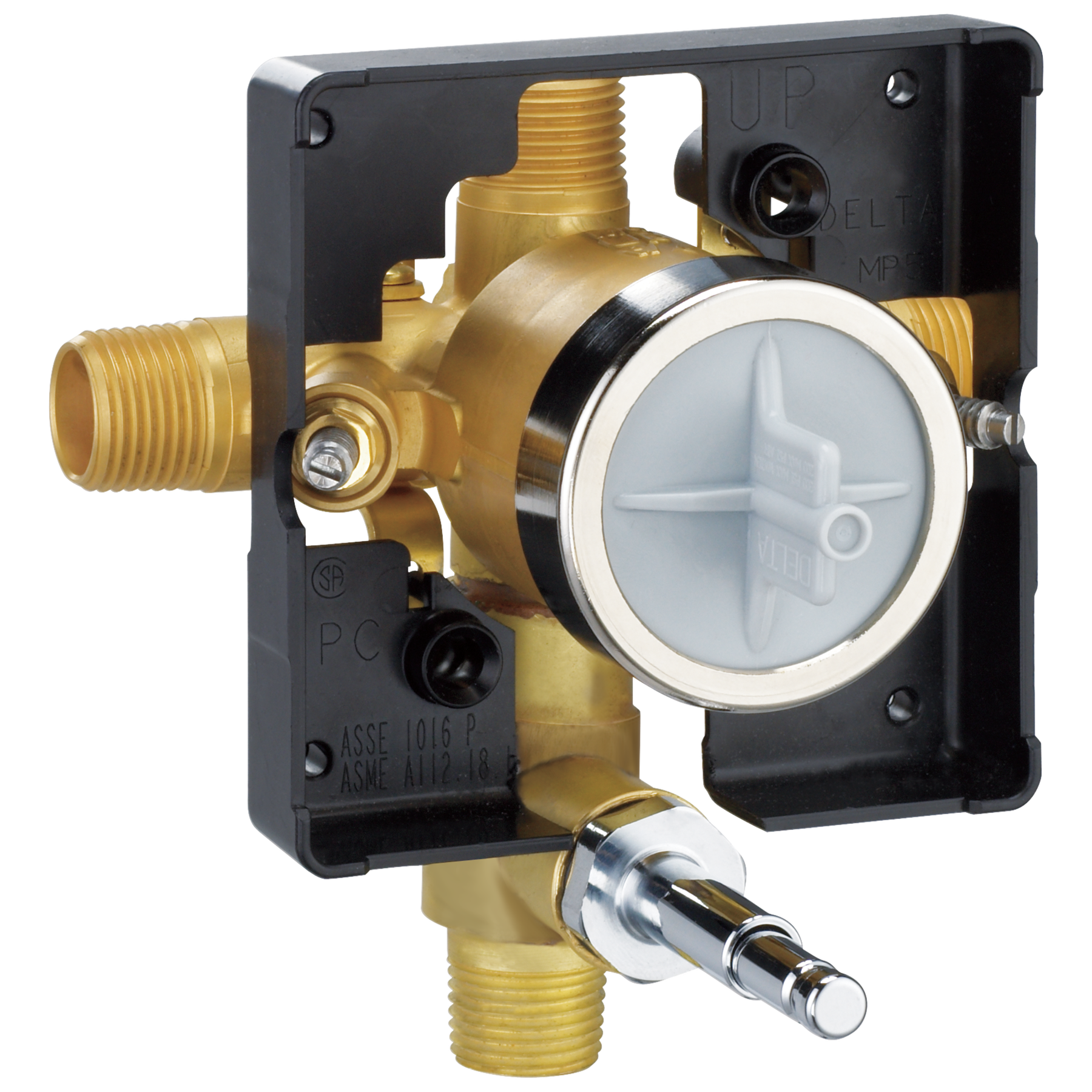 MultiChoice® Universal Valve Body with Push Button Diverter