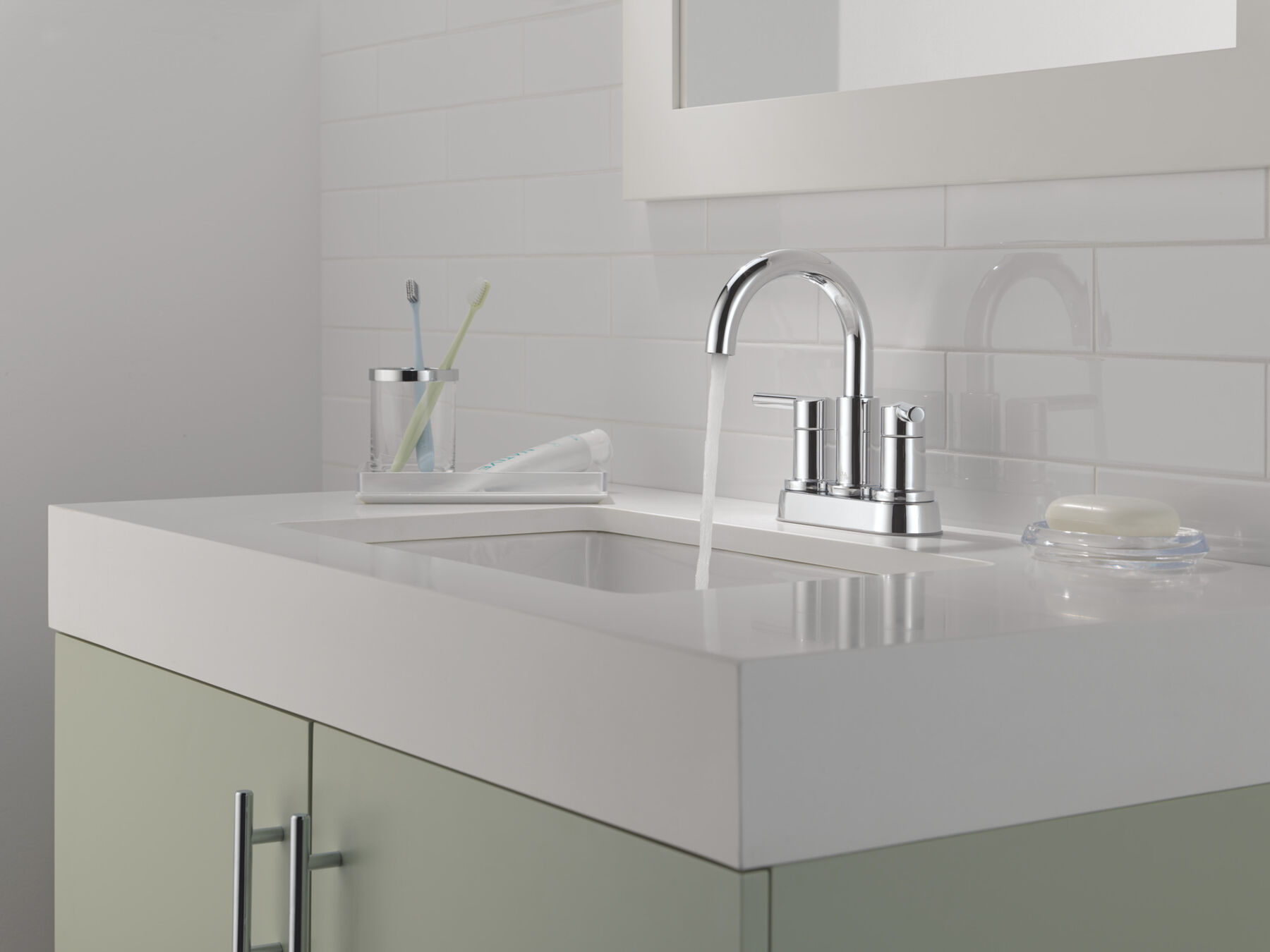 Two Handle Centerset Bathroom Faucet, image 2