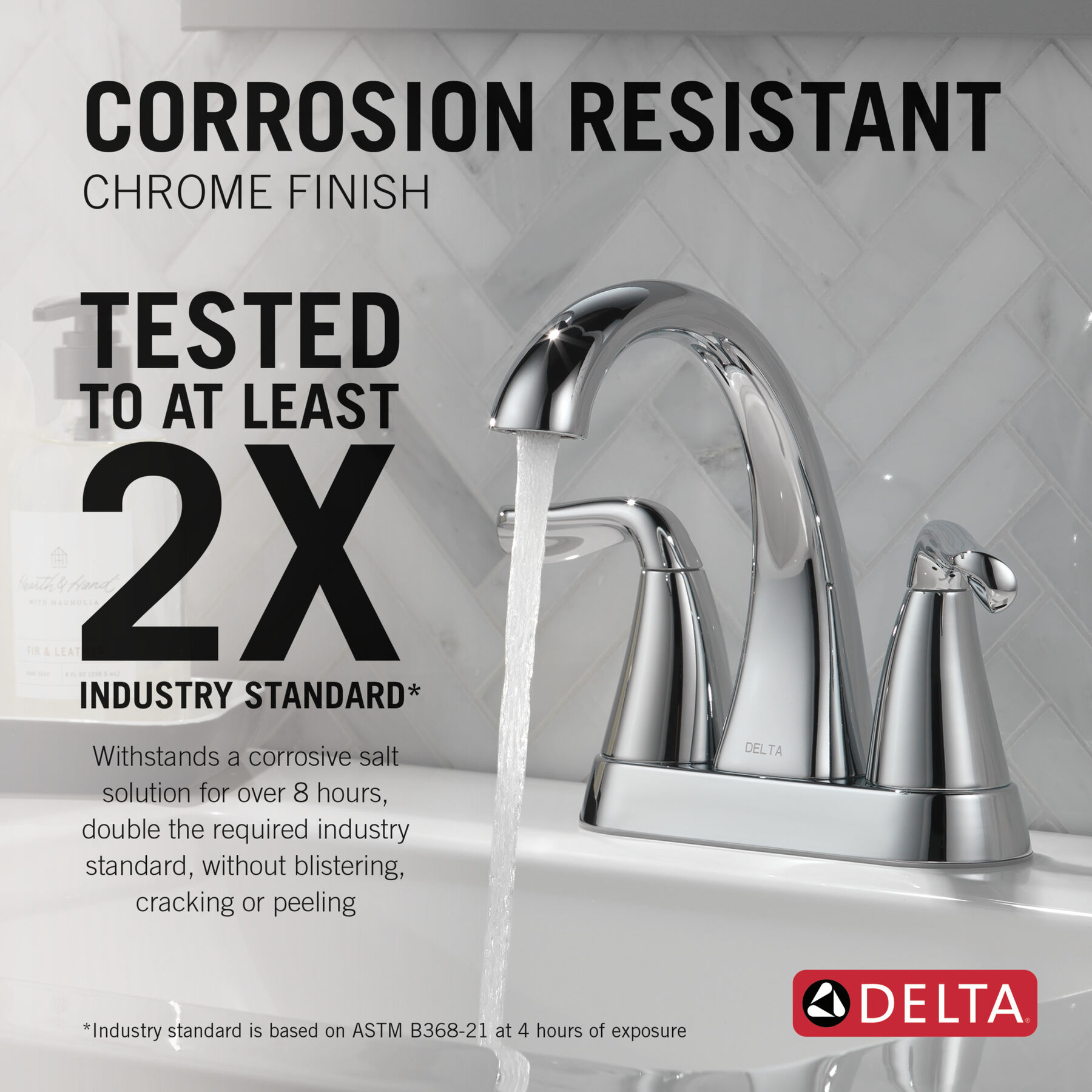 Two Handle Centerset Bathroom Faucet, image 2