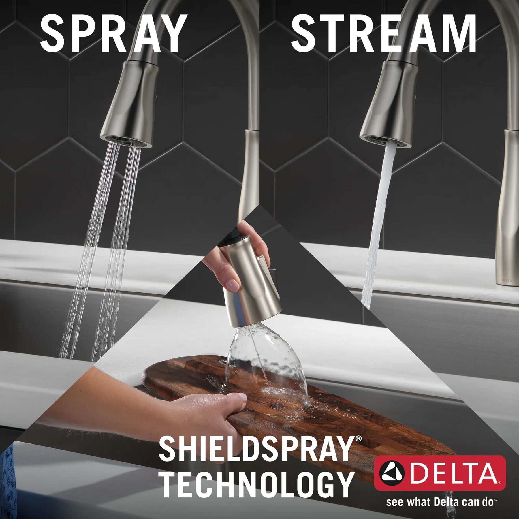 Single Handle Kitchen Faucet (Recertified)