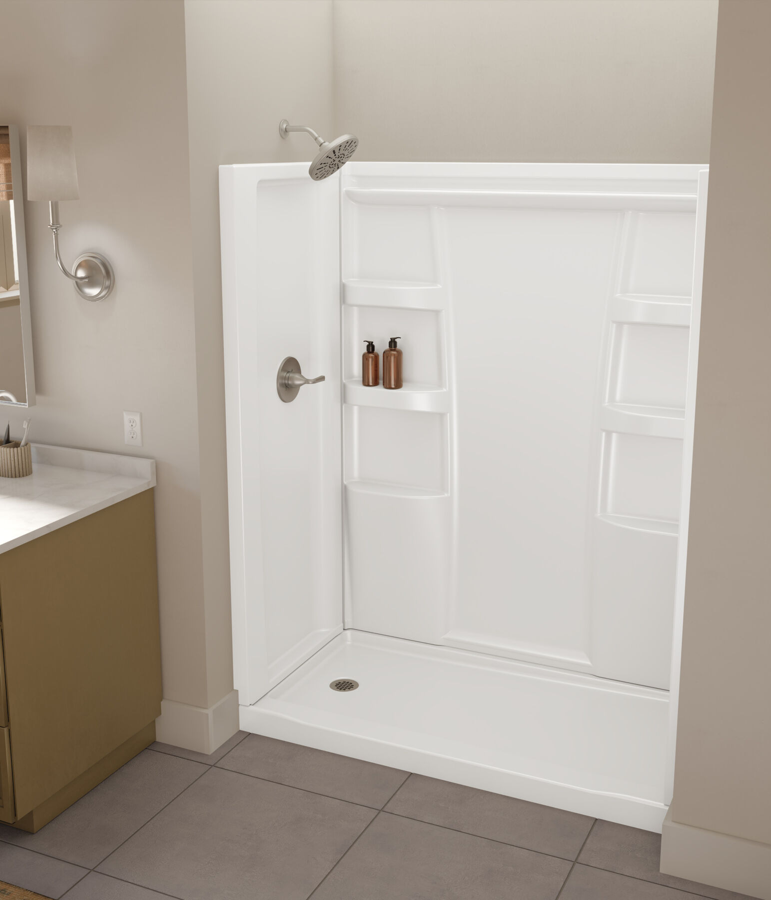 ProCrylic 60 in. x 30 in. Shower Surround, image 4