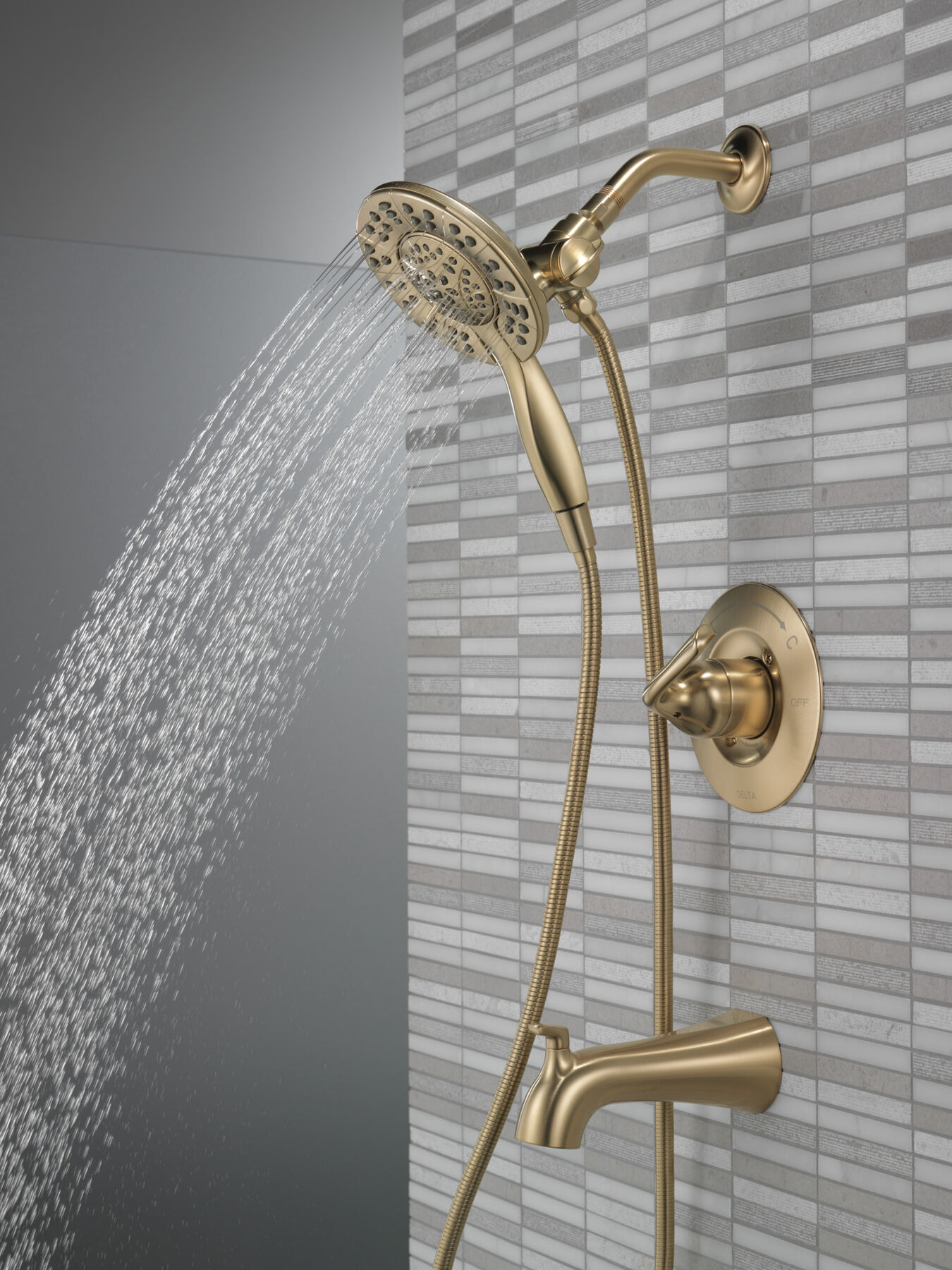 Tub/Shower Rough & Trim 1L 14S (Recertified), image 13