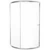 38" OPP Round Shower Enclosure Clear