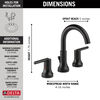 Two Handle Widespread Bathroom Faucet (Recertified)