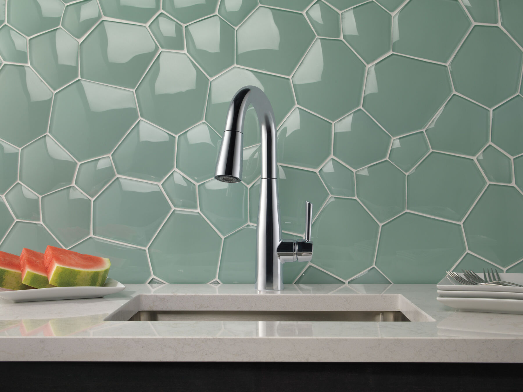 Single Handle Pull-Down Bar / Prep Faucet, image 5