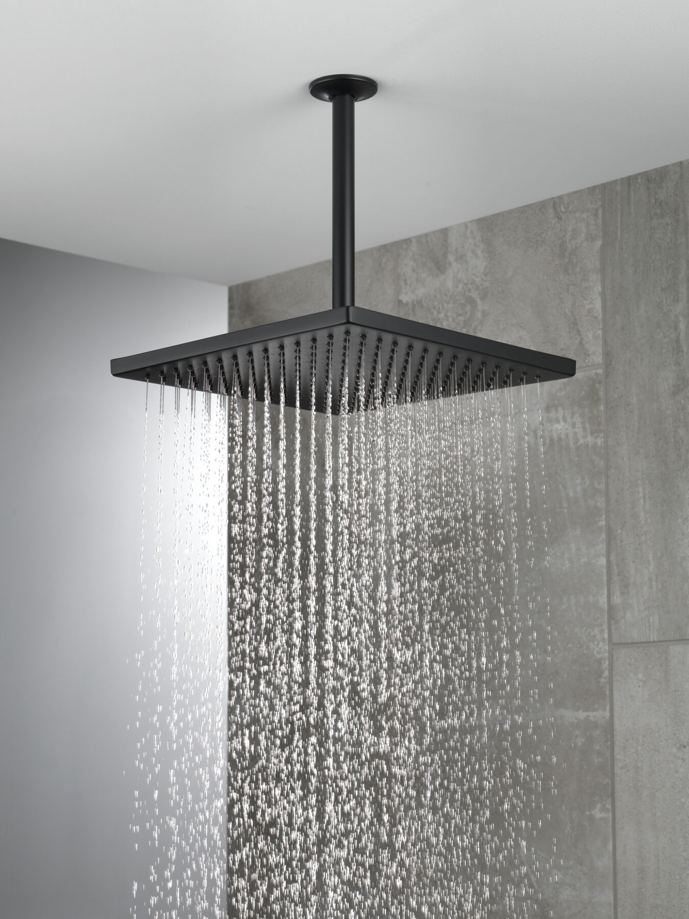 Single-Setting Metal Raincan Shower Head (Recertified), image 1