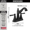 Two Handle Centerset Bathroom Faucet