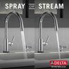 Single Handle Pull-Down Touch<sub>2</sub>O&reg; Technology Kitchen Faucet with Touchless Technology