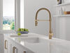 Single-Handle Pull-Down Spring Kitchen Faucet