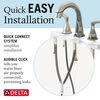 Two Handle Widespread Pull-Down Bathroom Faucet