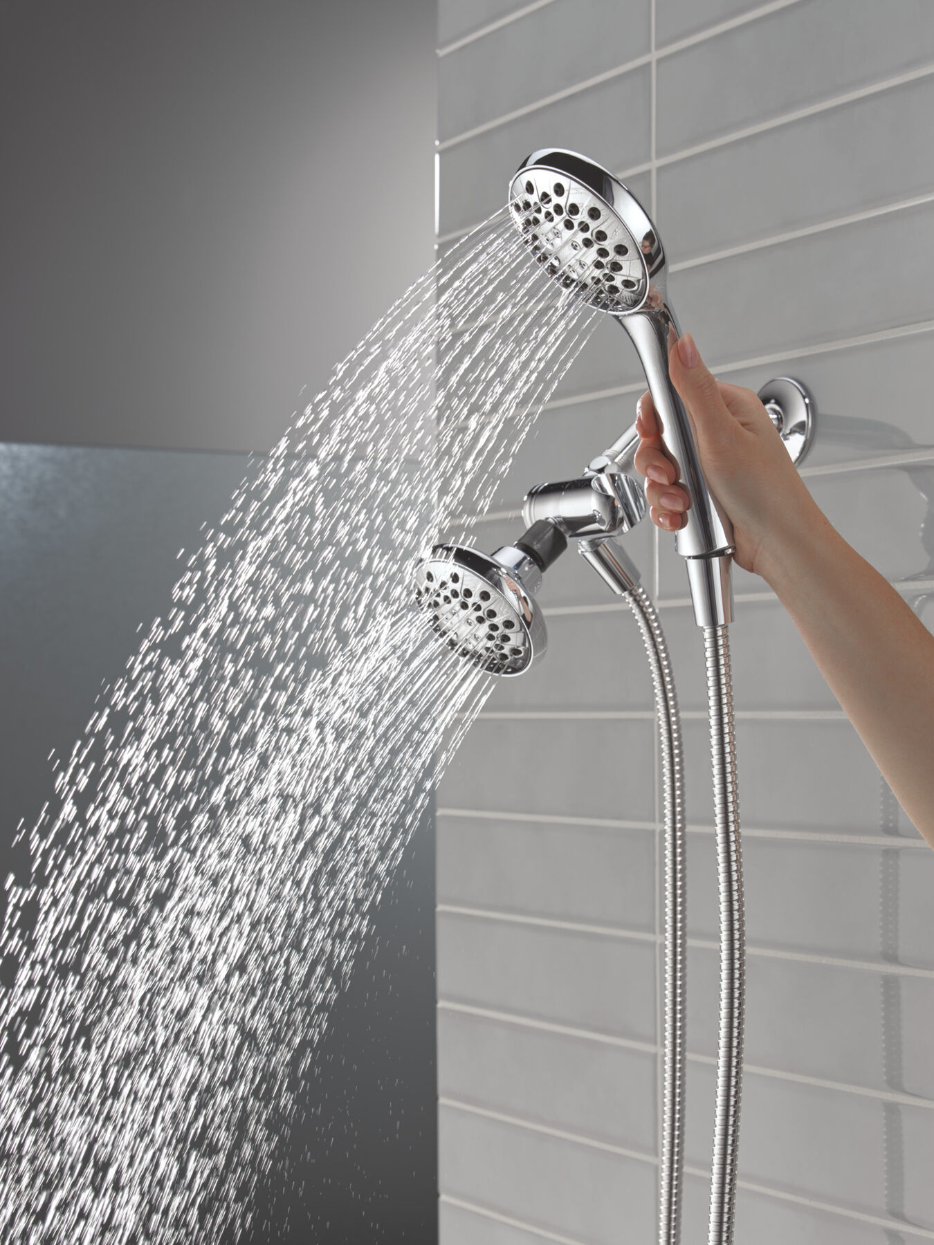 3-Setting Combination Shower in Chrome - 1.75 GPM, image 4