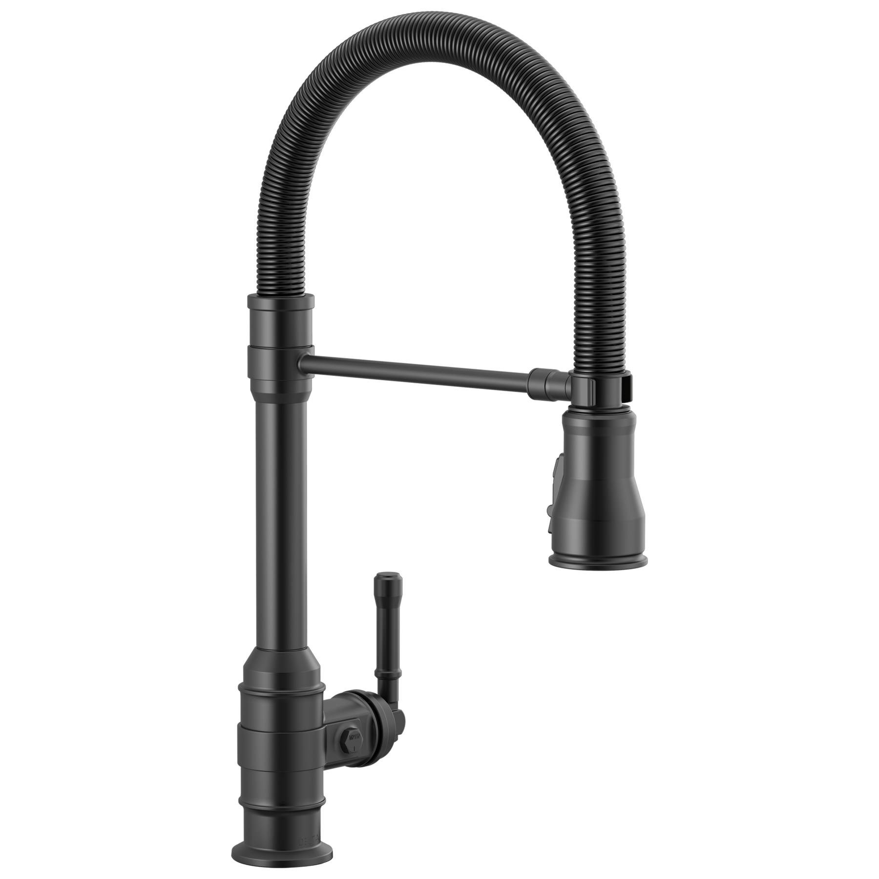 Single Handle Pull-Down Kitchen Faucet With Spring Spout