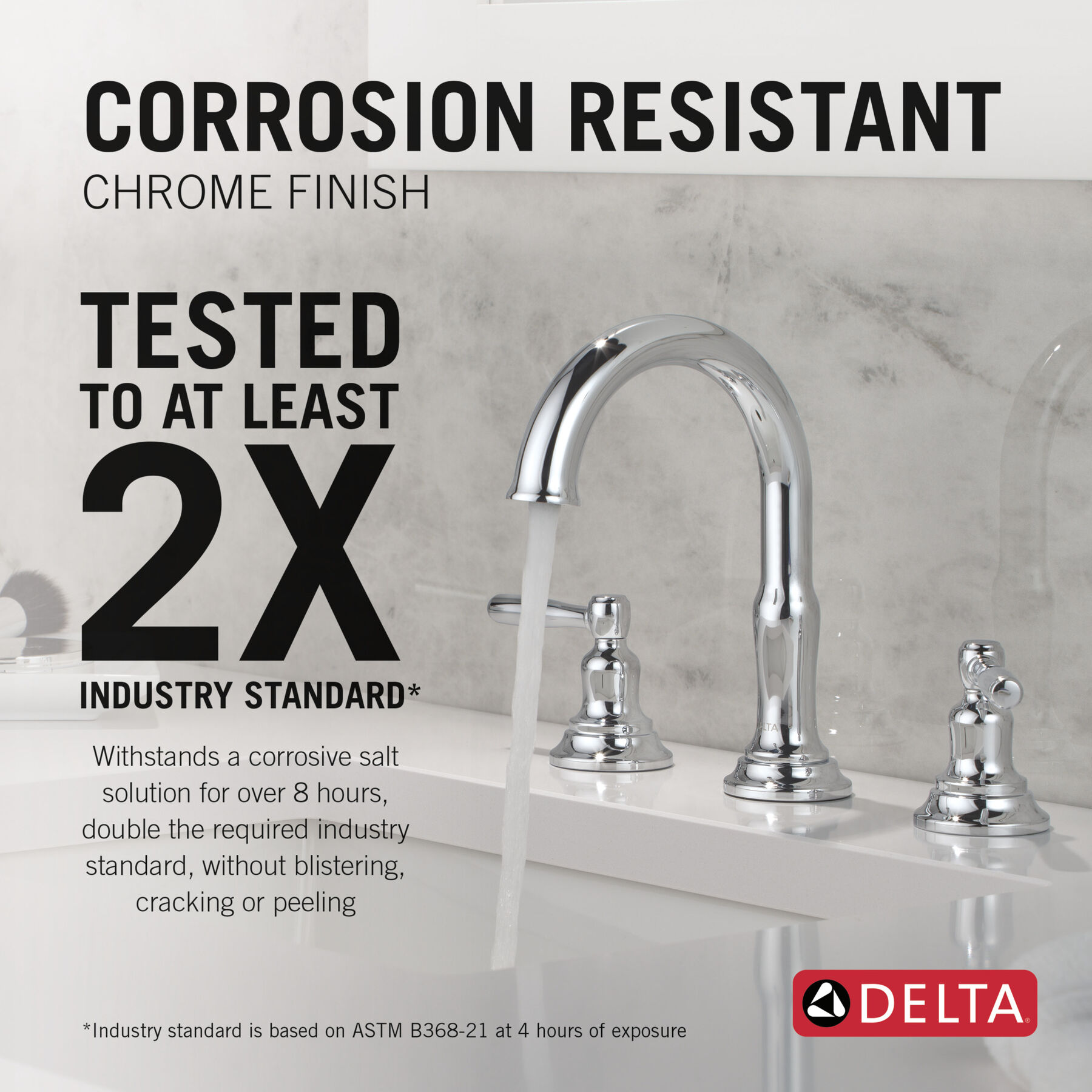 Widespread Lavatory Faucet with 14 Series Shower Trim Bundle