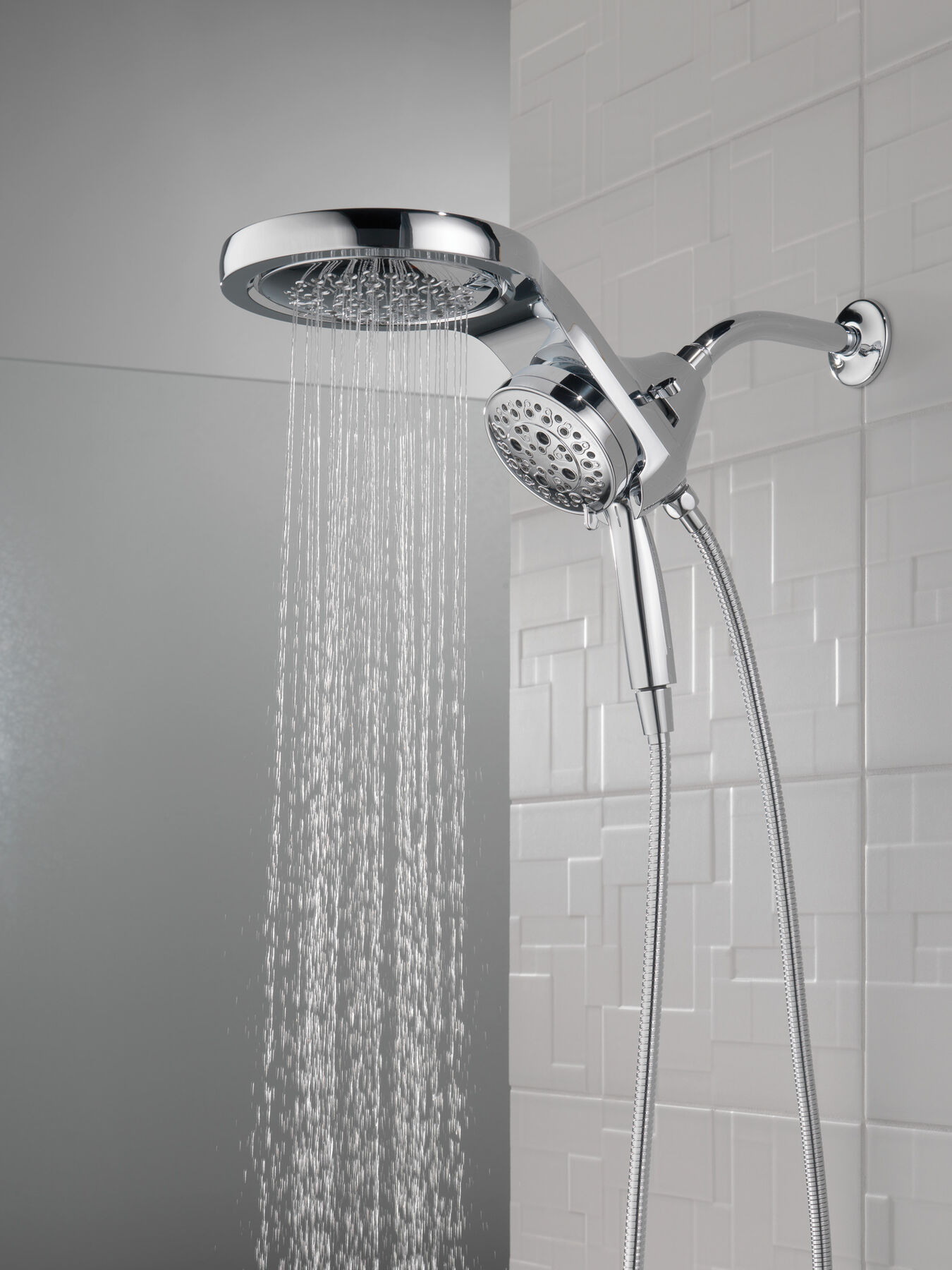 HydroRain® H<sub>2</sub>Okinetic® 5-Setting Two-in-One Shower Head, image 10