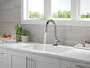 Touch2O with Touchless Technology Single Handle Pull-Down Kitchen Faucet with Soap Dispenser