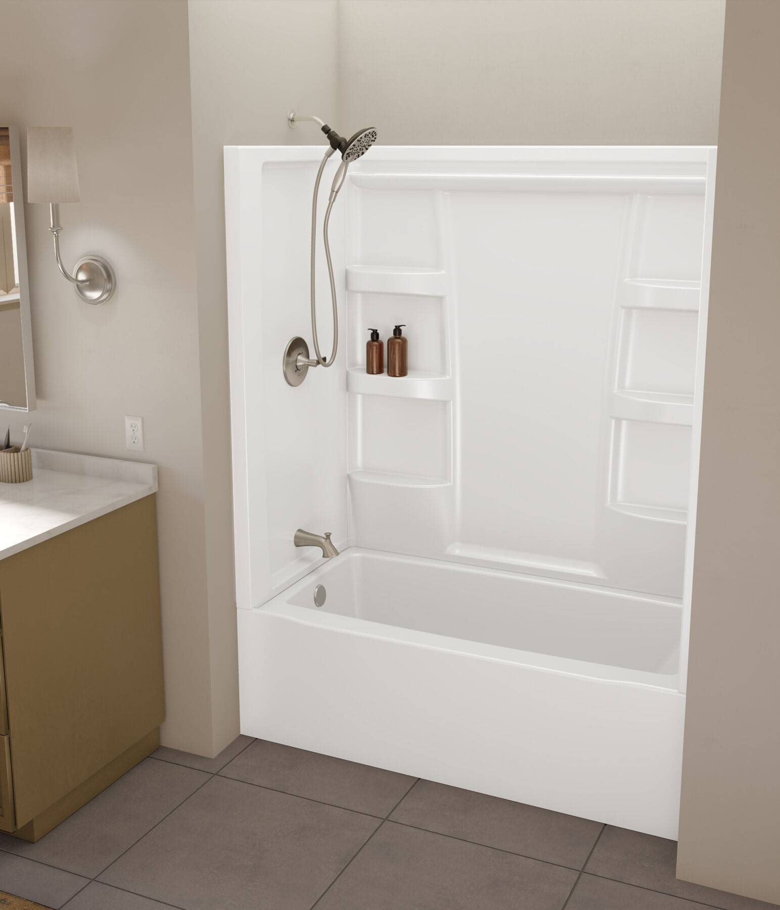 ProCrylic 60 in. x 30 in. Bathtub Surround, image 5