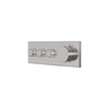 High Flow Push Button Themrostatic Trim 3 Outlet