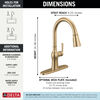Single Handle Pull-Down Kitchen Faucet