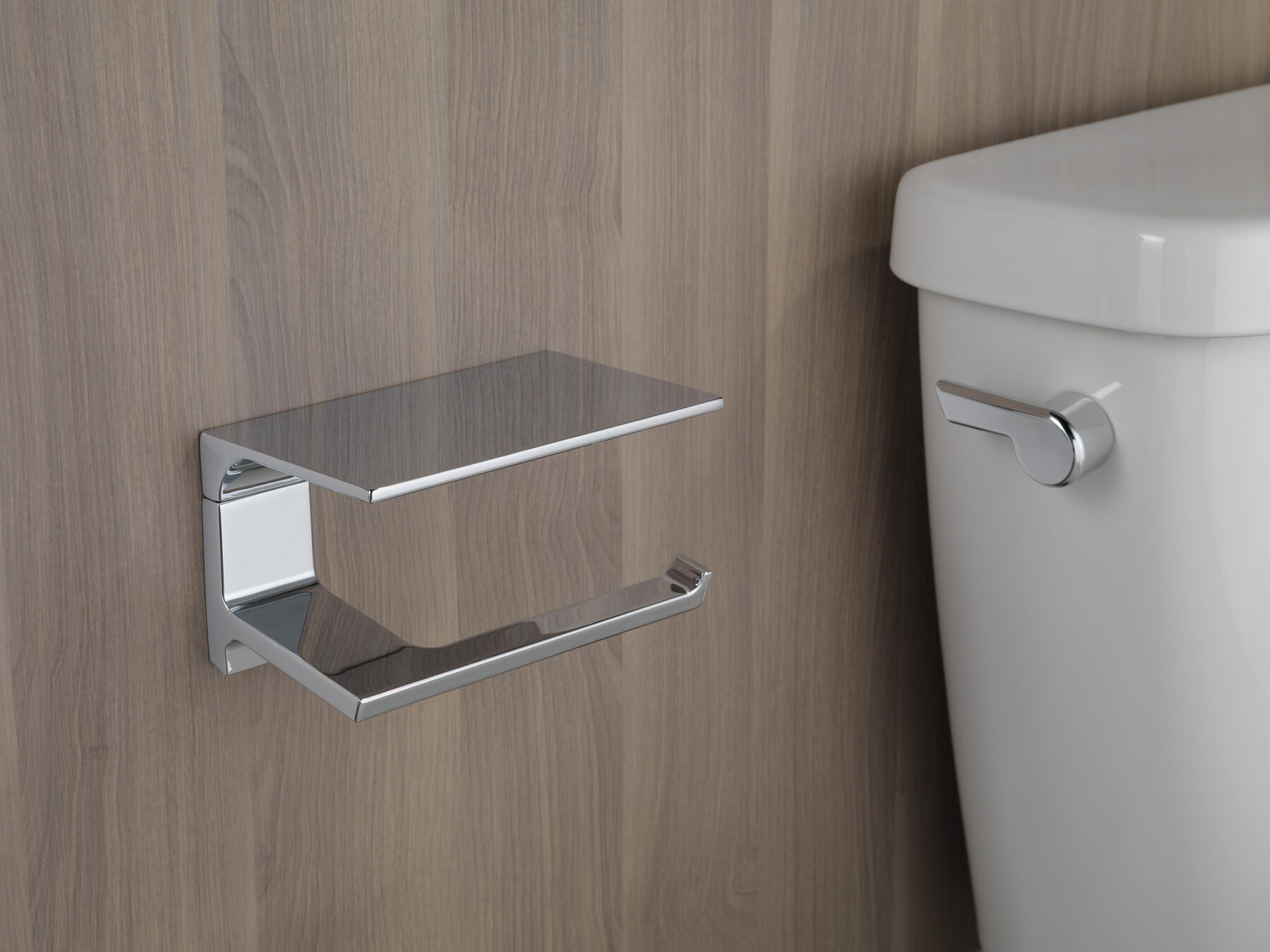 Tissue Holder with Shelf, image 3