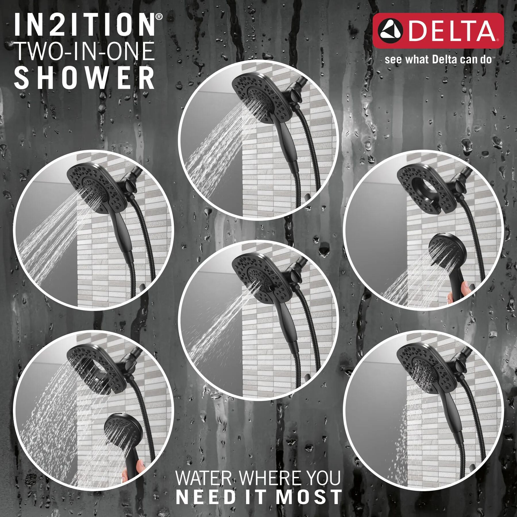Monitor&reg; 17 Series Shower Trim with In2ition&reg;