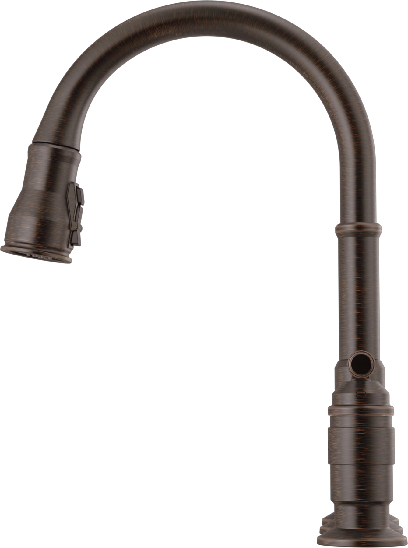 Two Handle Pull-Down Bridge Kitchen Faucet, image 12