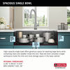 32” Undermount 16 Gauge Workstation Kitchen Sink Single with WorkFlow™ Ledge and Accessories