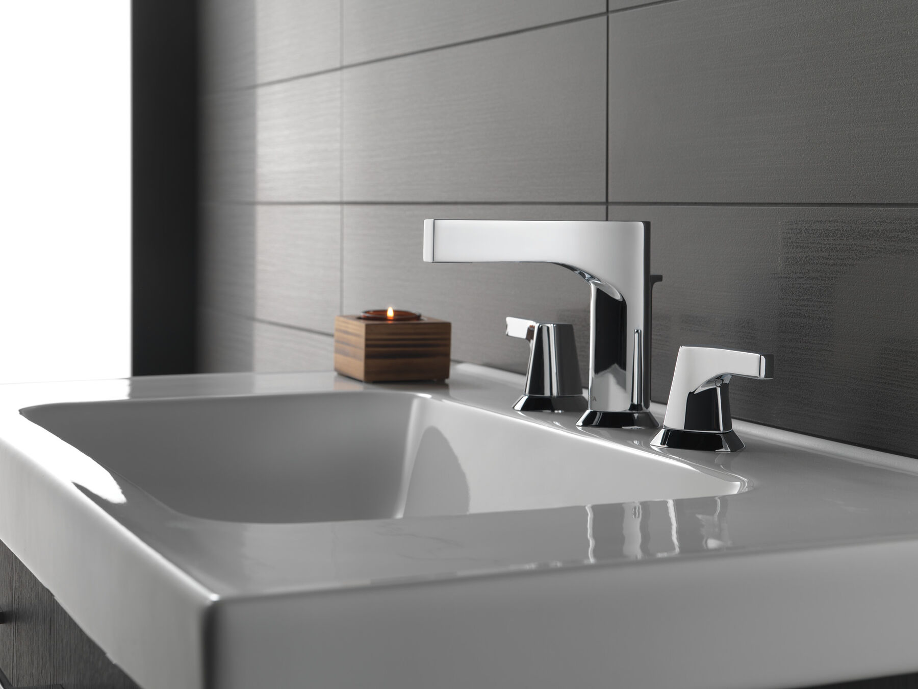 Two Handle Widespread Bathroom Faucet, image 2